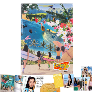 Red Velvet Velvet Summer Mini Album [A Ver.] CD + Photobook + Photocard + Carte postale + Affiche pliée + Autocollant (Surfin' Boy) Musique K-Pop - Product Image 1