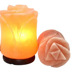 Lampes à sel en forme de fleur de l'Himalaya de qualité supérieure, lampes à sel de l'Himalaya de meilleure qualité, lampes à sel de l'Himalaya en gros - Product Image 3