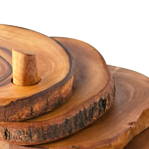 แผ่นไม้รองแก้วทำจากไม้ธรรมชาติ100% - Product Image 3