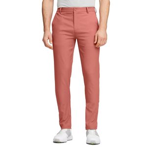 2024 New Wholesale Men's Golf <b>Pants</b> High Quality Cotton Blend Straight Trouser Lightweight Canvas Mid Flat Front-Formal Crystal - Product Image 3