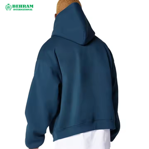 Sudadera con Capucha Personalizada con Lavado Ácido, Diseño de Serigrafía, 100% Algodón Orgánico de Alta Calidad, Sudadera Unisex Extra Grande para Hombre, Ropa Urbana con Estilo - Product Image 6