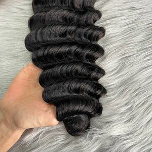 Precio al por mayor pelo vietnamita sedoso fuerte final saludable pelo de trama rizado disponible en stock fábrica - Product Image 2