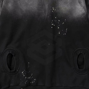 Sudadera con Capucha Extra Grande, Estilo Casual, Hip Hop, Streetwear, 100% Algodón, Invierno, Personalizable, Lisa - Product Image 5