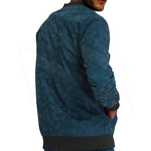 Venta al por mayor de los hombres cómodos High Street Style Bomber Jacket Plus Size para la temporada de invierno - Product Image 4