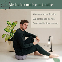 2024 oreiller de traversin de yoga doux imprimé personnalisé coussins de méditation naturels de haute qualité traversins de yoga de qualité supérieure