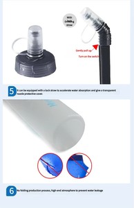 <span class=keywords><strong>500ml</strong></span> nuove borracce portatili mỗi escursionismo, trekking, ciclismo, maratona, thể dục, idratazione, Corsa - Product Image 5