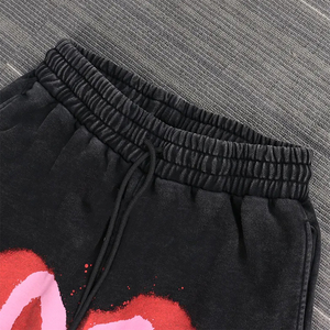 Vente en gros 100% coton Pantalon de jogging évasé pour femmes Respirant Doux Baggy Large Salopette Droite avec Style Front Plat - Product Image 3