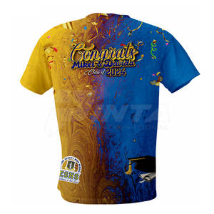 เสื้อยืดพิมพ์ลายขนาดใหญ่พิเศษสำหรับผู้ชายผลิตจากวัสดุโพลีเอสเตอร์/ผ้าฝ้าย - Product Image 6