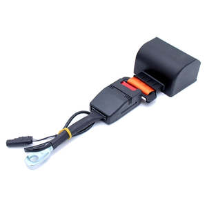 2 x 60 Ceintures de sécurité rétractables orange avec interrupteur marche/arrêt - Product Image 1