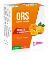 ORSLED 10 Sachets de Poudre de Complément Alimentaire Herbal à l'Orange de Haute Qualité pour Traitement de Déshydratation, 11 Ans, Meilleur Prix, Vente en Gros, Turquie