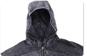 เสื้อฮู้ดแบบสวมศีรษะของผู้ชายเสื้อฮู้ดแบบสวมศีรษะ500GSM รุ่นแอซิดกำหนดได้เอง - Product Image 4