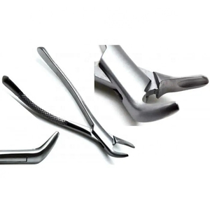 Pinzas extractoras dentales alemanas de acero inoxidable AISI 420, 65 incisivos, maquinaria quirúrgica de extracción de dientes óseos alveolares - Product Image 5