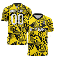 Maillot d'entraînement de football en gros à prix abordable, imprimé, respirant, personnalisé, séchage rapide, manches courtes pour adulte, 100 % polyester