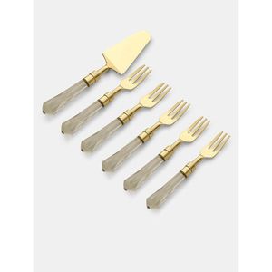 Nuevo diseño de grado alimenticio directo de fábrica al por mayor de acero inoxidable plateado juego de cuchillos de queso para restaurante hogar Hotel usado - Product Image 2