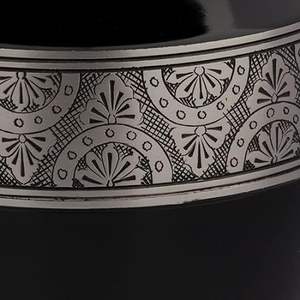 โกศใส่เถ้ากระดูกอลูมิเนียมสำหรับผู้ใหญ่เถ้ากระดูกสีเงินสีดำสำหรับผู้ใหญ่ - Product Image 3