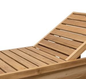 Tumbona moderna de madera de teca de lujo para terrazas al aire libre Villas Piscinas-para hoteles - Product Image 6