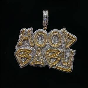 Bijoux fins VVS Lab Grown Diamond Jewelry Hip Hop Pendentif IGI 100% Pendentif en argent sterling 925 pour homme - Product Image 2