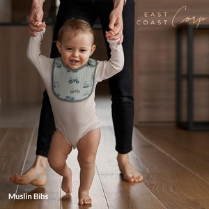 Bavoirs en mousseline style bandana doux pour baver et faire ses dents, unisexe pour garçons et filles - Product Image 1