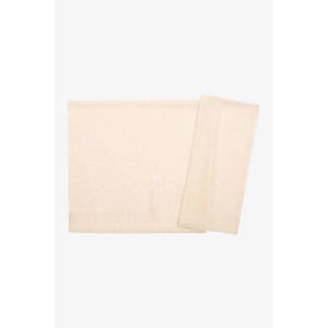 Pañuelo Rectangular de Seda Satinada a Rayas - Longitud Media, Estilo Étnico de Primavera - Product Image 1