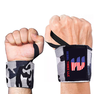 Weightlifting Camo Wrist Wraps Workout Pull Up Anime Wrist Straps Gym Fitness Wear <b>Trainer</b> Power Wrist Wrap - Product Image 5