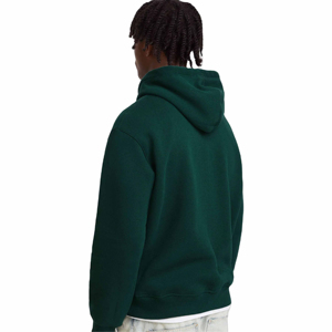 Sweat à capuche surdimensionné personnalisé unisexe avec logo brodé, col rond, épaule tombante, coton polaire français, sweats à capuche unisexe - Product Image 3