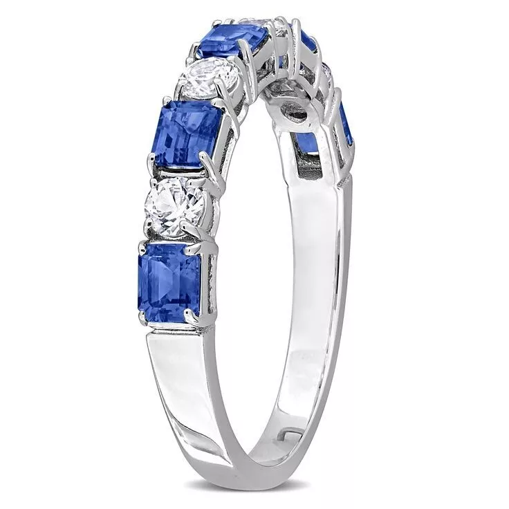 White & Blue