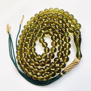 99 perles de prière vertes musulmanes, Dhikr islamique, chapelet de méditation, cadeau idéal pour le Ramadan - Product Image 3