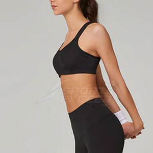 Soutien-gorge de sport pour femme, dernier style, couleur personnalisée, logo sur le devant, qualité supérieure, maintien élevé, tissu doux et respirant - Product Image 6