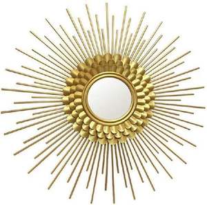 Customized Design Wall <b>Mirror</b> For Home Livingroom Hotel Hallway Decorative Use <b>Hanging</b> Metal Wall <b>Mirror</b> In Gold Colour - Product Image 4