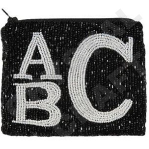 ACB NOIR COULEUR Personnalisé Seed Beaded Coin Pouch Wallet Beau porte-monnaie avec des caractéristiques d'accessoires à la mode - Product Image 1