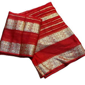 Rộng Phạm Vi Sản Phẩm Thiết Kế Thanh Lịch Badala Zari Làm Việc Ấn Độ Saree Với Ưa Thích Ren Biên Giới Đảng Mặc Ấn Độ Quần Áo - Product Image 1