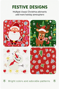 Custom Printed <b>Christmas</b> Window Gift <b>Box</b> Snowman Folding Paper Candy Cookie Holiday Xmas Packaging Wholesale Supplier Factory - Product Image 3
