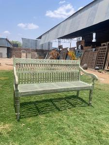 Banco de jardín de madera maciza económico, estilo moderno, muebles de patio para parque al aire libre, silla duradera para decoración del hogar para uso en centro comercial - Product Image 2