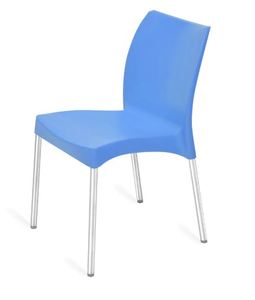 Silla de comedor de cafetería Silla de plástico para uso interior - Product Image 2