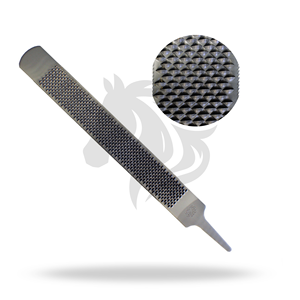 Râpe à bords arrondis de 14 pouces, outil de maréchal-ferrant, soin des sabots de cheval, utilisation professionnelle pour le taillage - Product Image 3