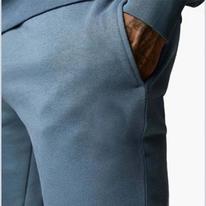 2025 Wholesale Custom Logo Men Plain Tracksuit Jogging Jogger Suit Set 100% Cotton <b>Crewneck</b> Sweatshirt Sweat Suits Sportswear - Product Image 4