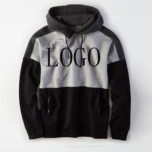 Sweat à capuche surdimensionné pour hommes de qualité luxueuse nouvelle mode d'hiver Fitness pull de course Logo personnalisé motif solide teint uni - Product Image 1