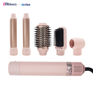 Ensemble de brosses sèche-<span class=keywords><strong>cheveux</strong></span> ioniques 5-en-1 EFA DB5289 avec boucleur automatique, brosses ovales et plats, 3 vitesses et 3 températures pour le coiffage - Product Image 4