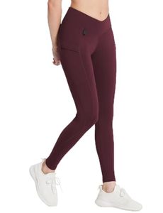 High Waist Breathable Thick Velour Solid Vintage Style Full Length <b>Pockets</b> Pants <b>Leggings</b> for Summer - Product Image 1