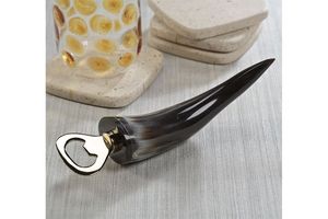 ABRIDOR DE BOTELLAS DE CUERNO DE CALIDAD HECHO A MANO Venta al por mayor Abridor de botellas de cuerno natural Abridor de cerveza de cuerno para Bar y FIESTA DE LA India - Product Image 6