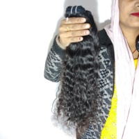 Extensiones de cabello humano de templo sin procesar virgen 100% indio, proveedor mayorista de ondas naturales, paquetes de rizado profundo