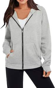 Logo sweat coton polaire femmes pull à col rond pull surdimensionné imprimés personnalisés sweat 2021 vêtements de broderie personnalisés - Product Image 4