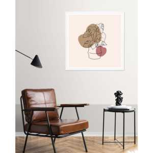 Marco de Madera Blanco de 80 x 80 cm para Póster Decorativo, Marco Cuadrado Clásico para Fotos A4, con Logotipo Personalizable - Product Image 3