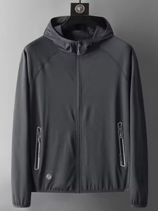 Chaqueta cortavientos unisex personalizada High Street Spandex/poliéster lona venta al por mayor a prueba de viento impermeable invierno correr - Product Image 2