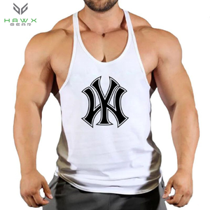Camisetas sin mangas atléticas para gimnasio y entrenamiento para hombre, camisetas sin mangas transpirables de secado rápido para culturismo, camisetas sin mangas de talla grande personalizables OEM - Product Image 5