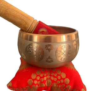 Bols chantants tibétains pour la méditation, bol chantant de méditation, bol chantant bouddhiste bâtons de marche à la mode par AYAANS - Product Image 1