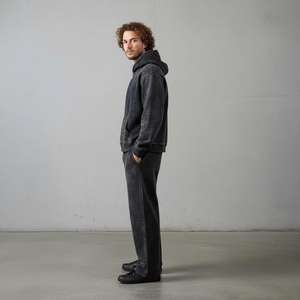 Nuevo Diseño, Chándal con Capucha de Alta Calidad, Lavado Ácido, Estilo Urbano, 100% Algodón, Transpirable, Antibolitas, para Invierno - Product Image 1