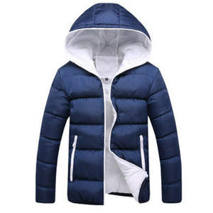 Chaqueta de invierno gruesa impermeable reversible de alta calidad para hombre, cazadora con capucha para exteriores, acolchada de talla grande, nailon Regular personalizado - Product Image 5