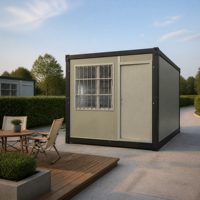 Maison conteneur pliable de haute qualité, construction rapide, préfabriquée, modulaire, maisons conteneurs pliables