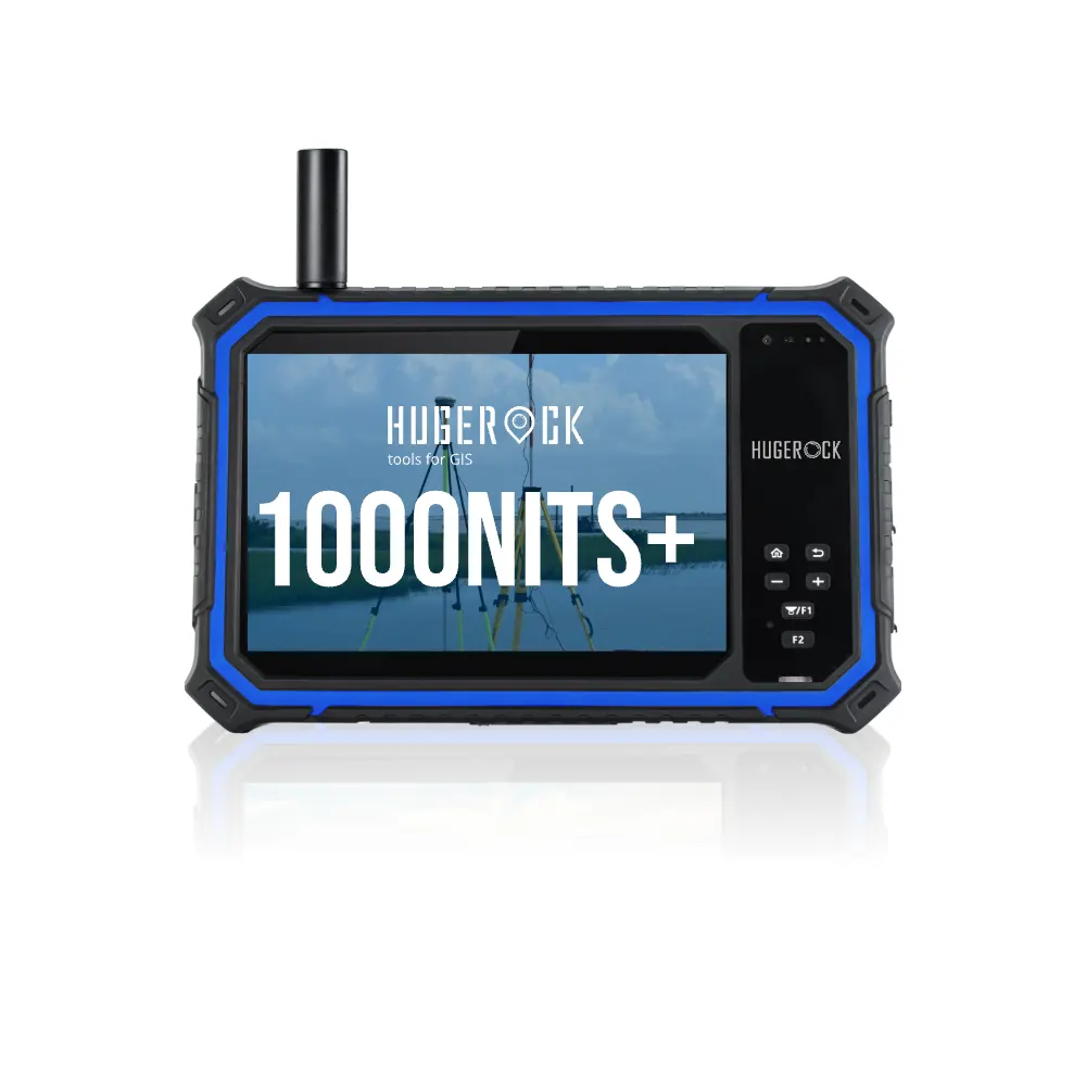 HUGEROCK G80N Sdk Available 1.8 Ghz 1000nits Cheapest Flat Lcd Screen Industrial Android Panel 8 inches rugged gps 4g Tablet PC